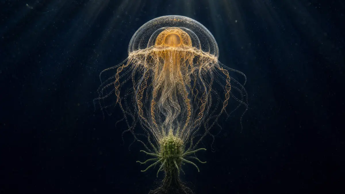 A Medusa Imortal — a criatura que reverte o próprio envelhecimento. E o que isso significa para nós