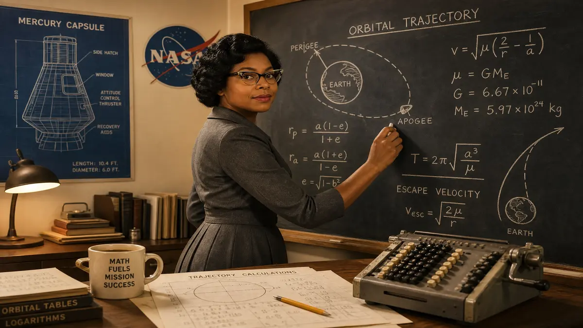Katherine Johnson: a matemática negra que calculou a rota do primeiro americano no espaço (à mão)