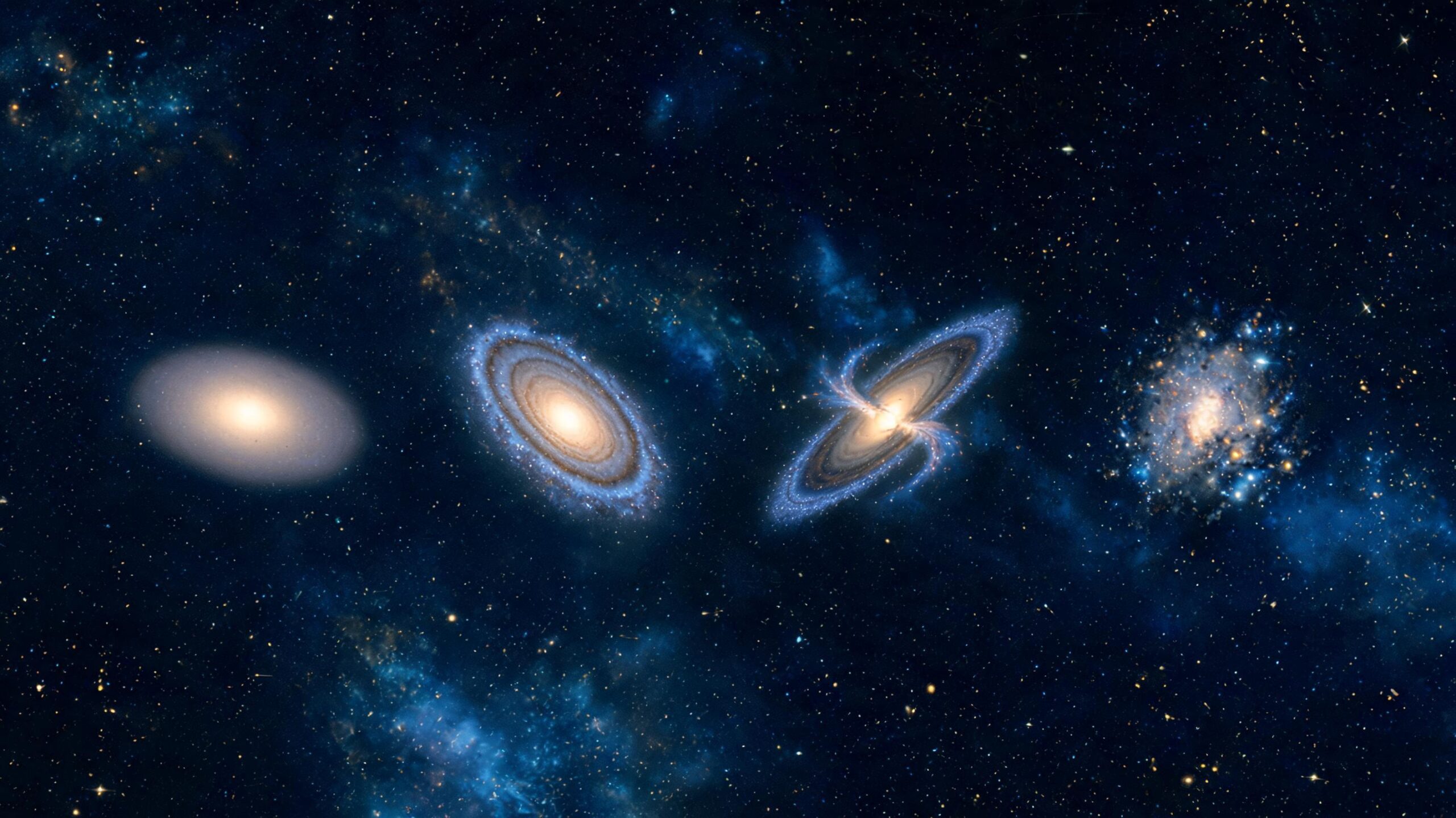 Tipos de Galáxias e a Sequência de Hubble
