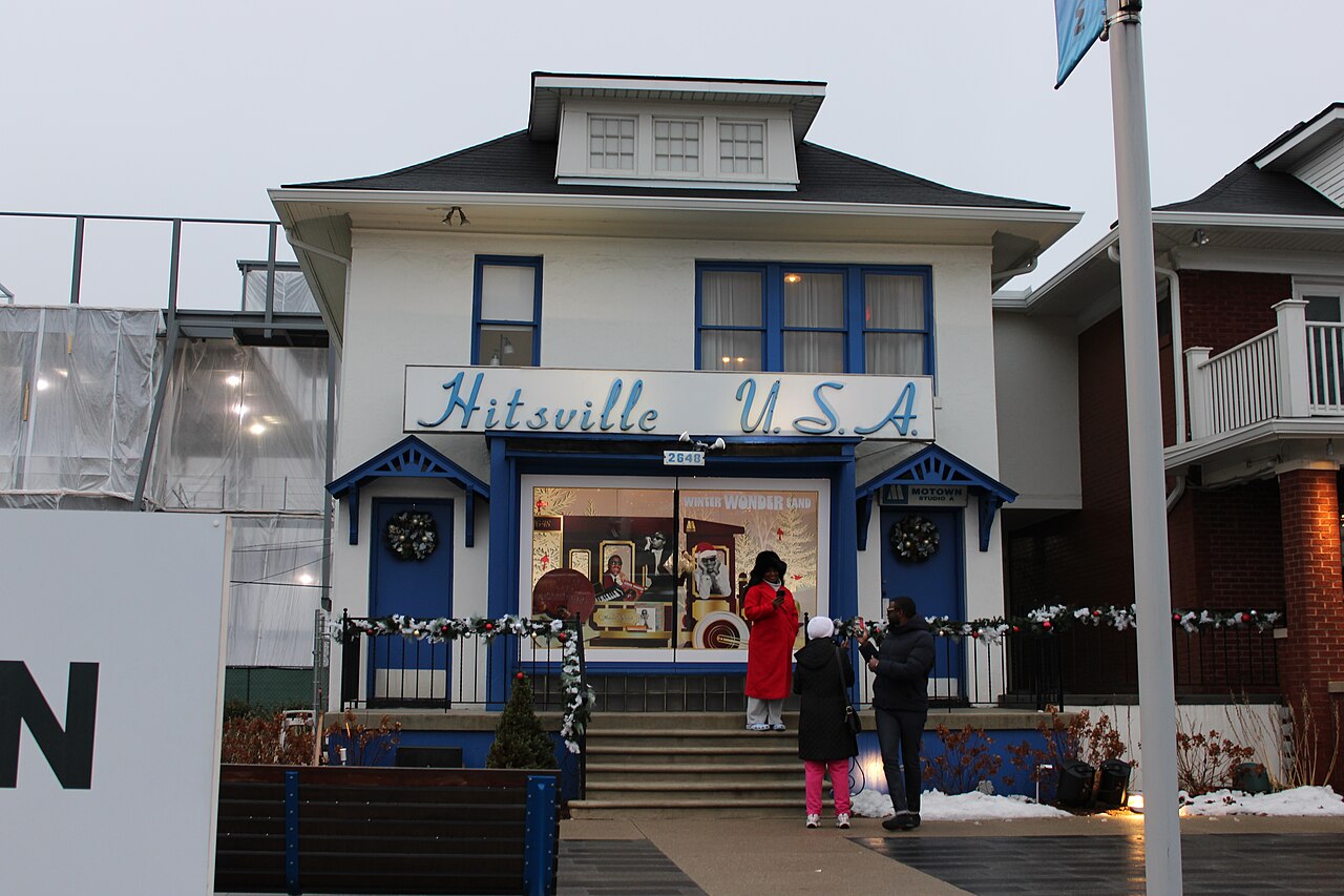 Fachada da Hitsville U.S.A., sede histórica da Motown, em Detroit