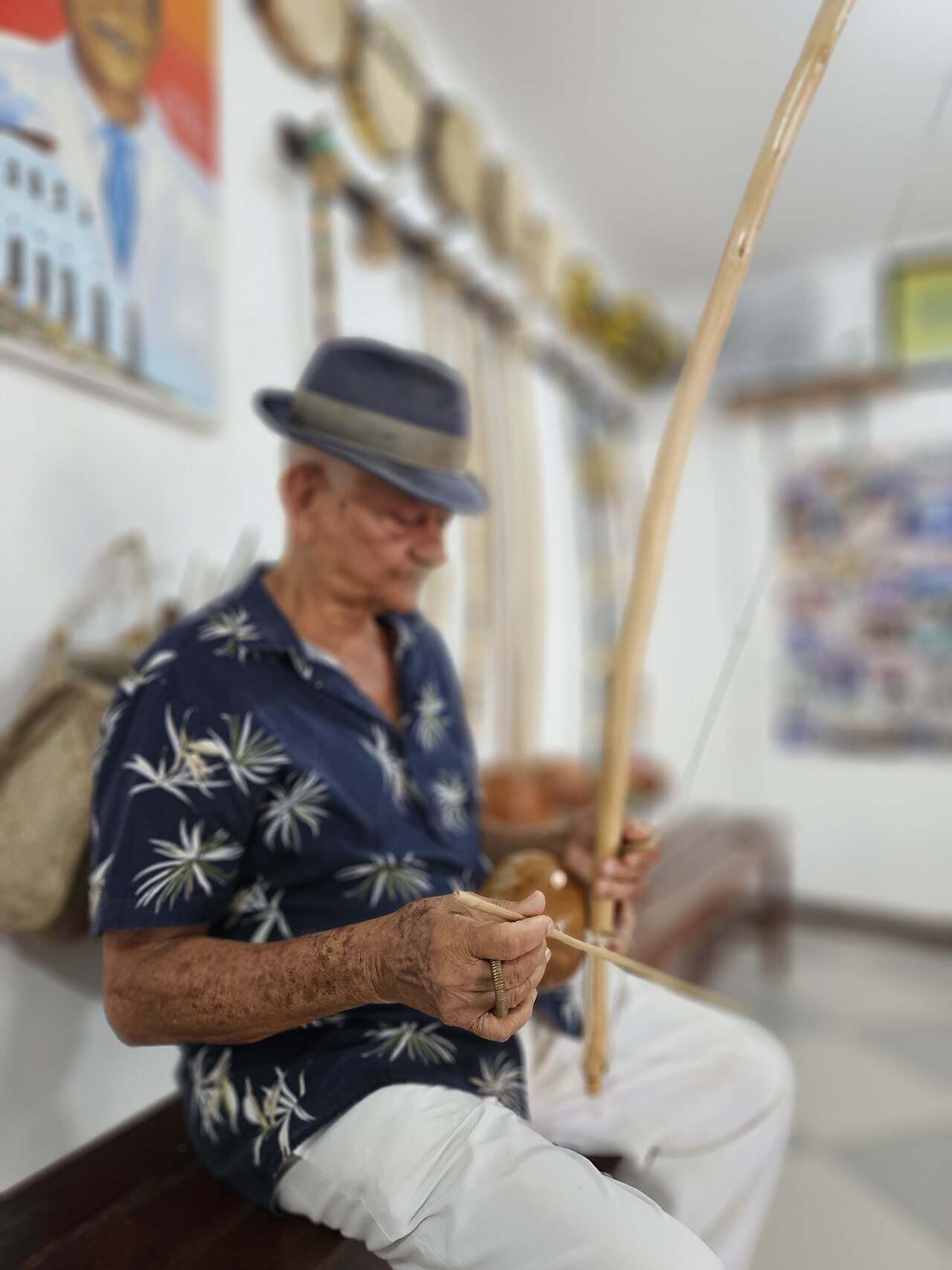 Capoeira — File:Mestre Boca Rica - Wiki Encontro Salvador 2025 - Forte Santo Antônio Além do Carmo - Salvador Bahia 10.jpg