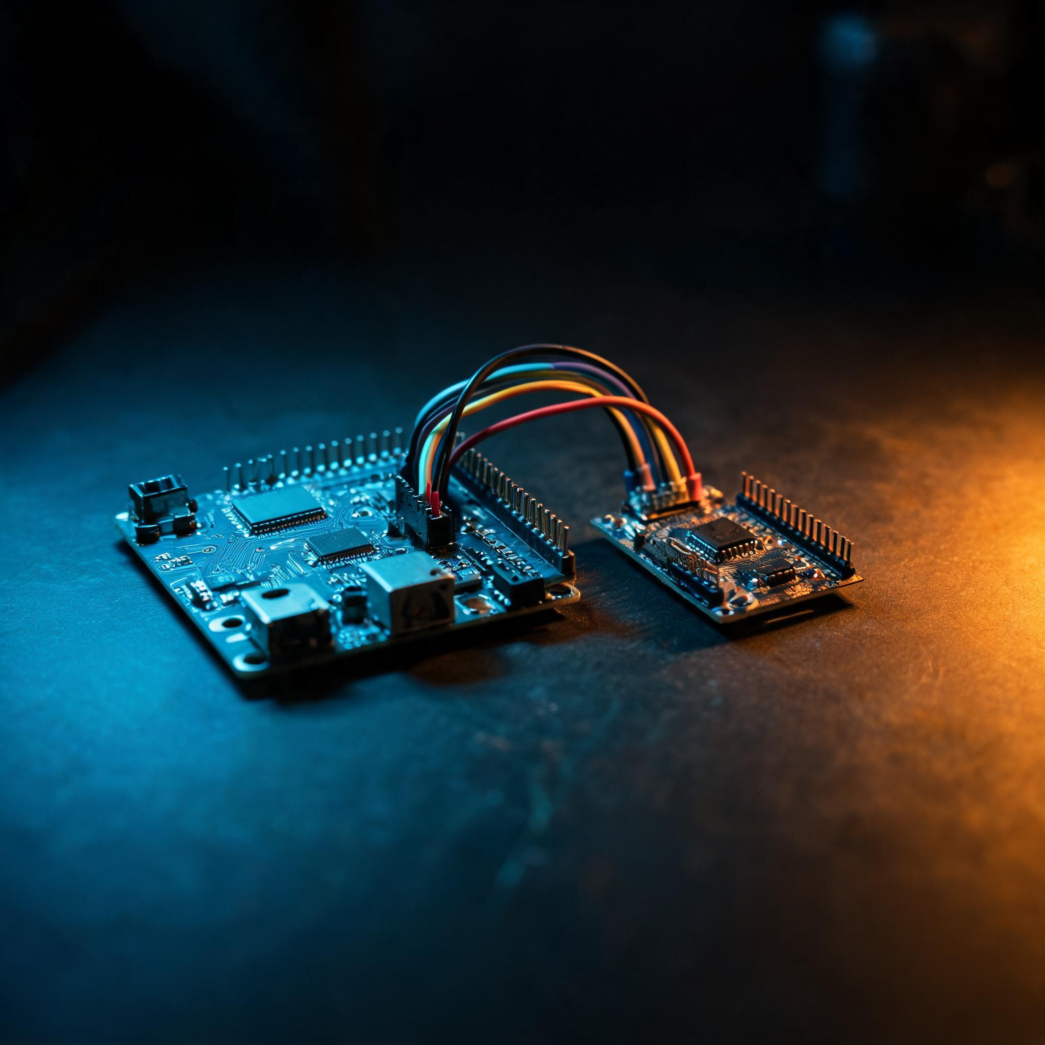 Arquitetura híbrida: host + ESP32 como periférico inteligente