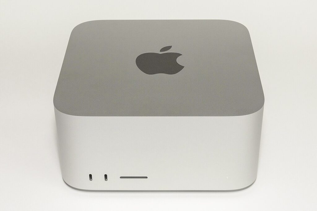 Mac Studio da Apple visto de frente